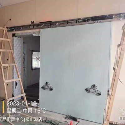 東莞天浩街舞安裝防火電動(dòng)門項(xiàng)目